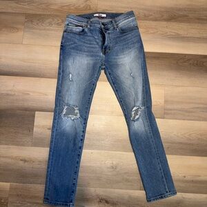 Men's Blue Distressed Jeans Tommy Hilfiger